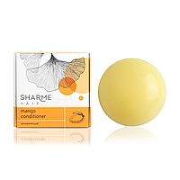 Натуральный твердый кондиционер Sharme Hair Mango с маслом манго, увлажняющий, 45 г