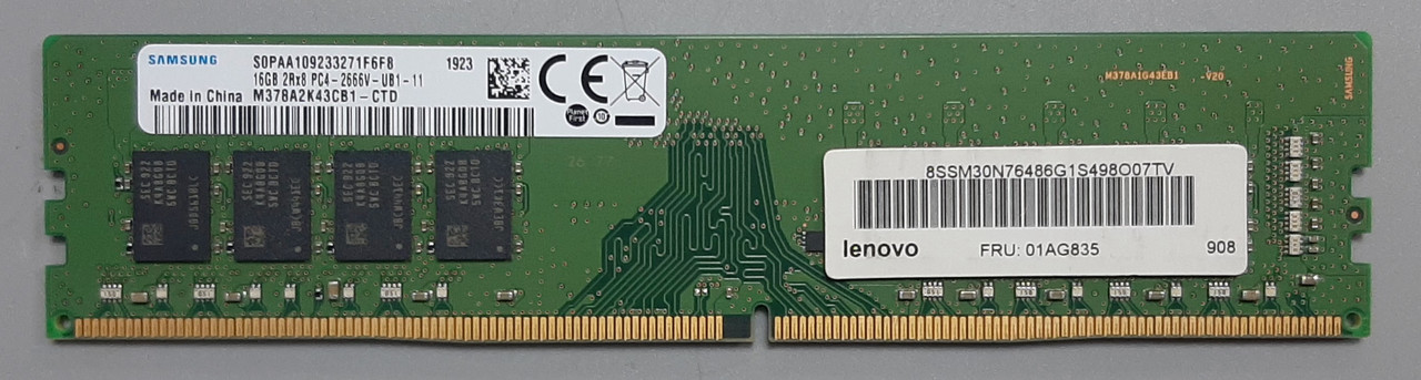Модуль пам'яті DDR4 16Gb PC4-21300 2666 БВ