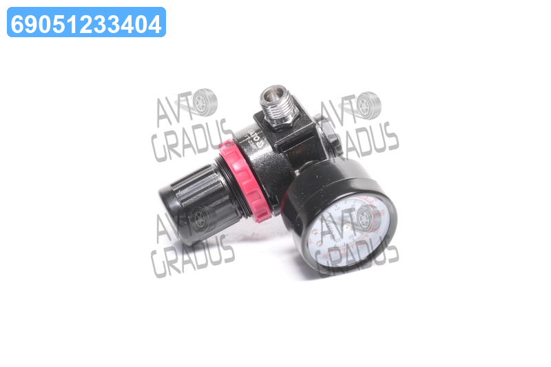 Клапан редукц. пневма-й з манометром, 1/4”, P = 1.2 MPa(VOREL) YT-2381