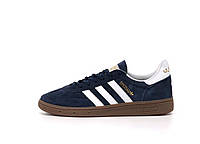 Мужские кроссовки Adidas Spezial Blue White (синие) модные демисезонные повседневные кроссовки 14317 Адидас