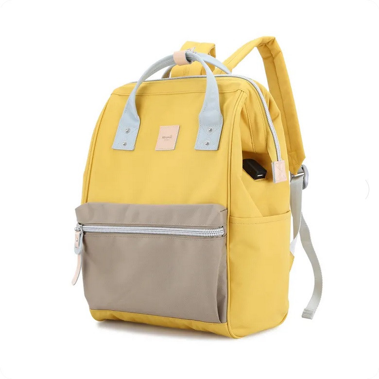 Рюкзак Himawari 1881-11 yellow-khaki