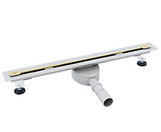 Трап для душу REA NEO 80 ULTRA SLIM PRO BRUSHED GOLD, фото 3