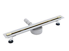 Трап для душу REA NEO 80 ULTRA SLIM PRO BRUSHED GOLD, фото 4
