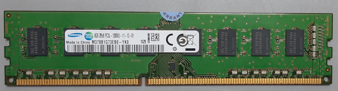 Модуль пам'яті DDR3L 8Gb PC3-12800 1600 БВ