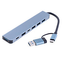 USB 3.0, type-С HUB 7 портов YiChen