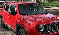 Рейлинги для Jeep Renegade 2014+ Цельный алюминий черный skyport/crown на Джип Ренегад дуги на крышу