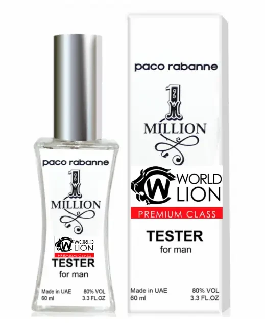 Тестер Premium Class Paco Rabanne 1 Million чоловічий, 60 мл