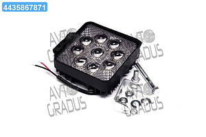 Фара LED додаткова 5D 24V/27W 9діод (квадратна) (TEMPEST) TP 27-5D-C4