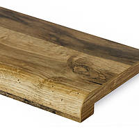 Подоконник деревянный Alber (Албер) Премиум цвет Дуб хантон светлый глубина 250 мм