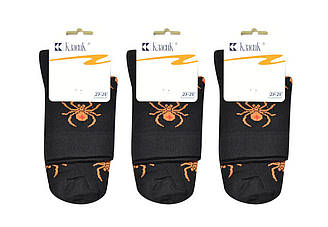Шкарпетки дитячі демісезонні високі, для хлопчика, Павук, Класик (розмір 23-25)