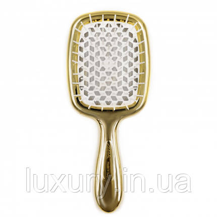 Щітка для волосся Superbrush AUSP230BIA Золото з білим, фото 1