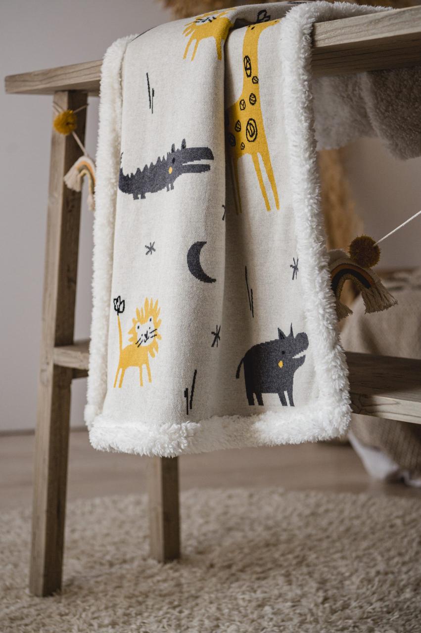Kaiser - Дитяча ковдра “ЗОО ЗИМА”, 100х80 см, фото 1