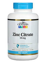 Цинк цитрат 21st Century ZINC Citrate 50 мг 360 таблеток