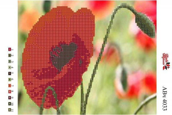 Алмазна вишивка з рамкою АВ 4033