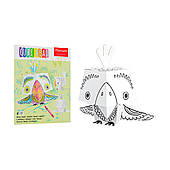Збірник 3D-розмальовок "Попугай" для дітей.