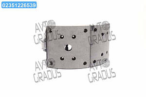 Колодка гальм. МАЗ 5440 передн. ліва (вир-во Трібо) 5440-3501091-ТР