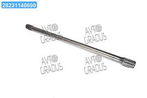 Вал із шестернею редуктора колісного Т 150К передн. лів. (дрібний шліц, L=1052 мм) (вир-во УМТК) 151.39.017-3Б