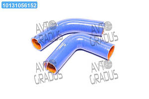 Патрубок радіатора ЗІЛ 5301 (компл. 2 шт. силікон) (TEMPEST) TP.1335