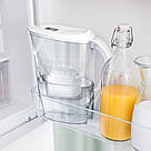 Фільтр для жорсткої води вдома Глечик Brita Marella 2,4 л Білий зі змінними картриджами 4 шт, фото 3