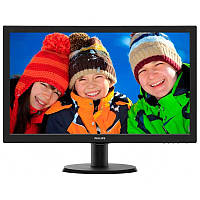 БУ Монитор 23" LED TN+film, Philips 233V5LAB, 1920 x 1080 (FullHD), 5 мс, 16:9, VGA, DVI, Audio