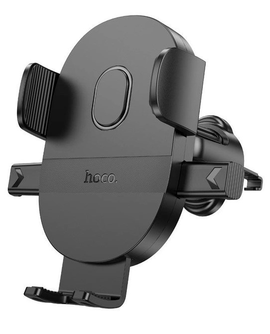 Тримач HOCO Mighty one-button Car holder (air outlet) H18 чорний, фото 1