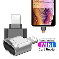 Картрідер перехідник адаптер micro мікро SD СД iPhone Lightning