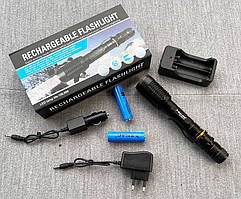 Фонарь ручной Rablex 2804 Т6 5 режимов с двумя аккумуляторами