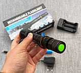 Фонарь ручной Rablex 2804 Т6 5 режимов с двумя аккумуляторами, фото 6