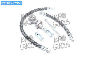 Клапан зчеплення МАЗ 5336 (L штока = 170 мм) (зі шлангами та вилками) (RIDER) RD5336-1602738-10