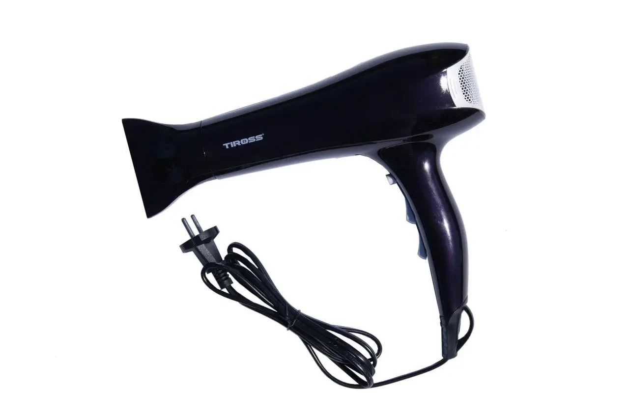 Фен Tiross TS1320 (2200 Вт, концентратор, 2 швидкості, 3 температурних режими, петля для підвішування)
