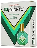 Капли V.Rohto для глаз с пантенолом и витамином В6, Глазные капли 13ml (Япония-Вьетнам), 100% оригинал,