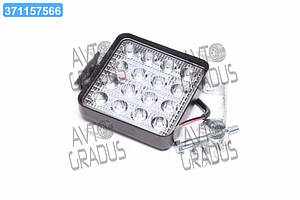Фара LED прямокутна 48W, 16 ламп, 110 * 128мм СТАНДАРТ  DK B2-48W-STD