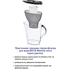 Фільтр-глечик для очищення жорсткої води Brita marella 2,4 л Чорний + Змінні картриджі 5 шт, фото 8