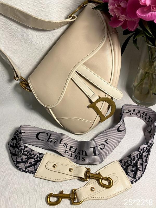 Жіноча сумка Dior, 21×25 см, бежева 931476, фото 1