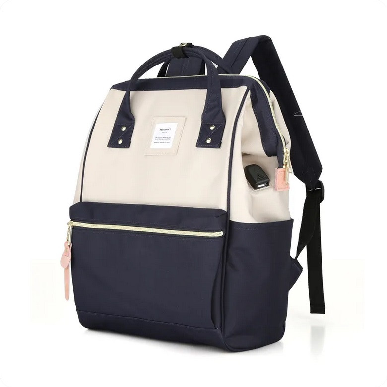 Жіночий рюкзак Himawari 9001 navy-ivory