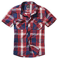 Brandit Рубашка Brandit Roadstar RED-NAVY-WHITE (L)