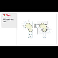 Ущільнювач Schlegel Q-Lоn Profile 9646 до пластикових вікон і дверей сірий