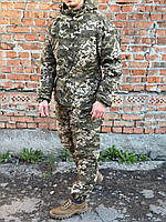 Теплый костюм Горка пиксель на флисе военный