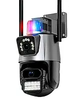 Бездротова камера відеоспостереження для дому, охоронна камера WIFI з водонепроникним корпусом, запис 24 год
