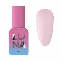Рідкий гель Luna Light Acrygel для моделювання 26 прохолодний рожевий з блискітками. 13 мл