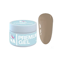 Гель для нарощування Luna Premium Gel 12. кавовий. 30 мл