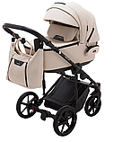 Коляска 2 в 1 Adamex Porto Light ECO SA-8 бежева, фото 3