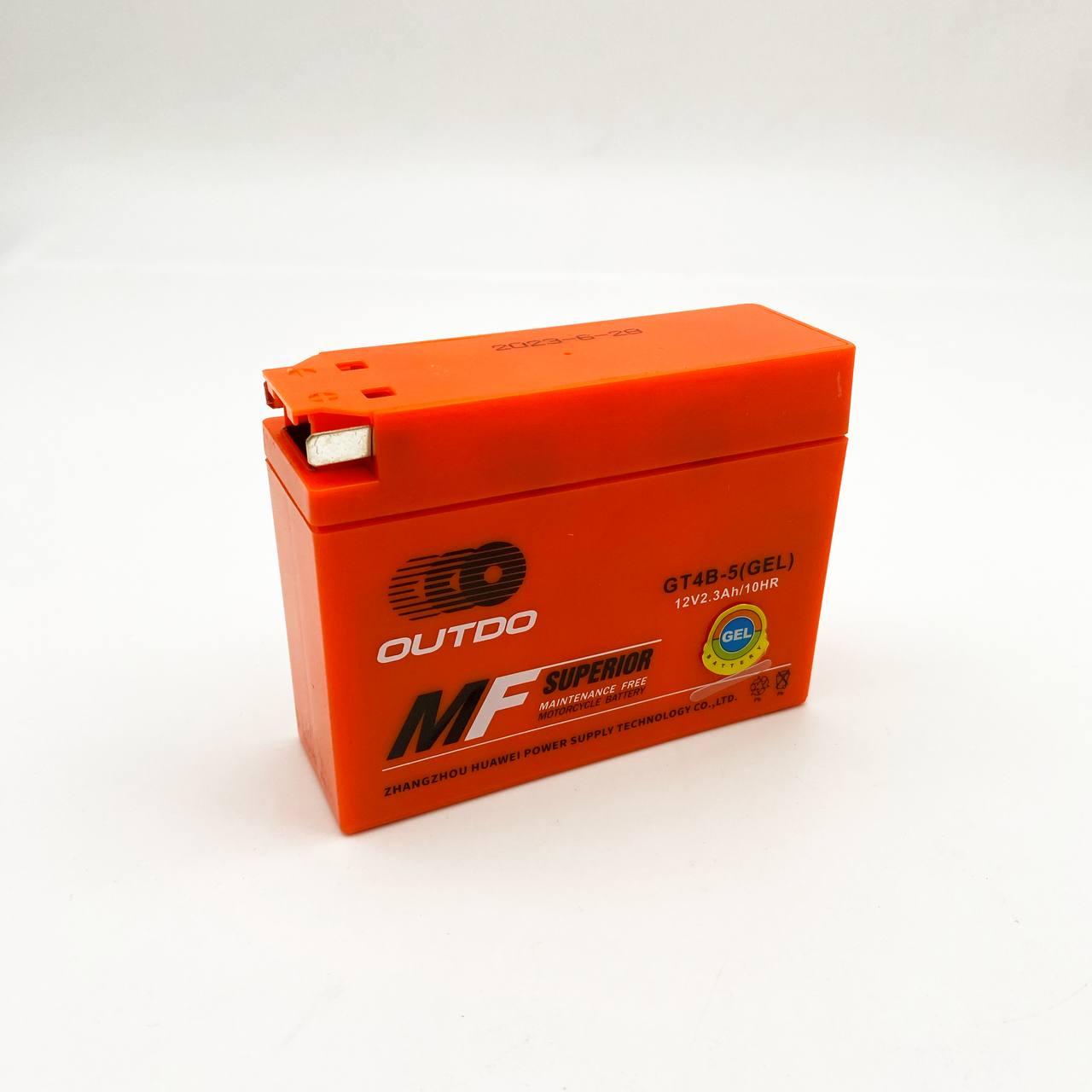 Аккумулятор 12V2,3Ah GT4B-5 GEL (L115*W39*H87mm) "таблетка-Yamaha/suzuki"