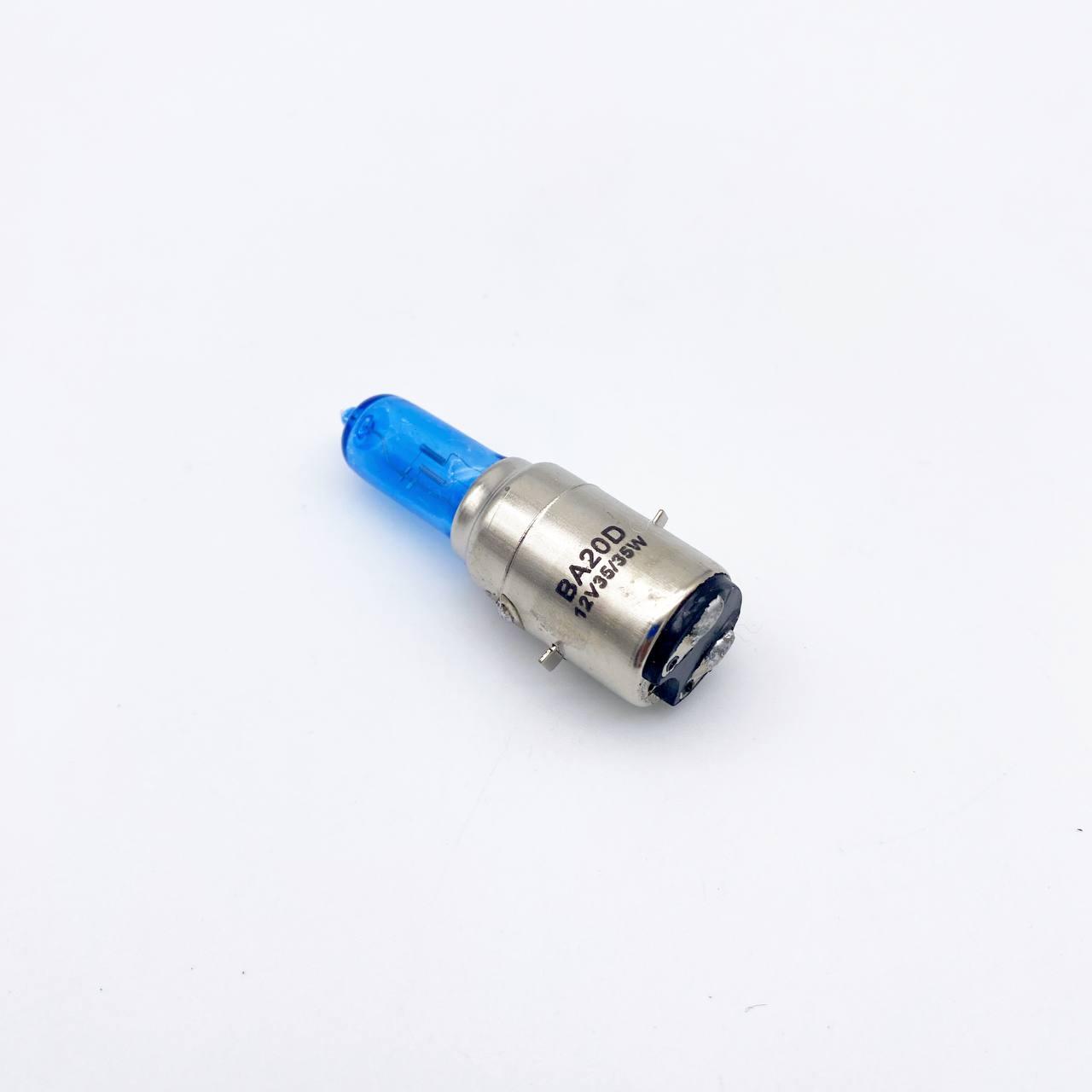 Лампа фари H6 BA20D 12V 35/35W синя