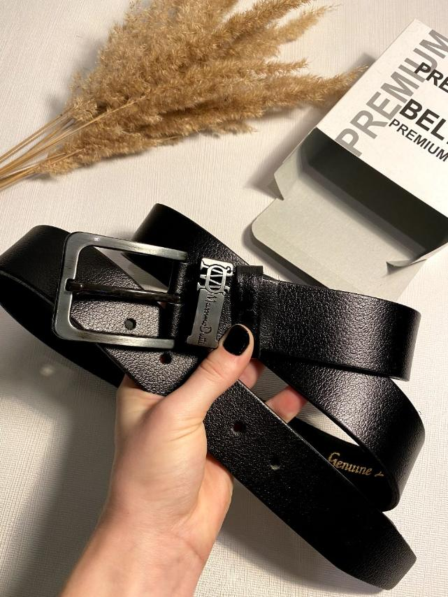 Ремінь чоловічий шкіряний Massimo Dutti ширина 40 мм. 931480