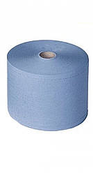 Рушник паперовий 3-х шаровий синій 190м 22см