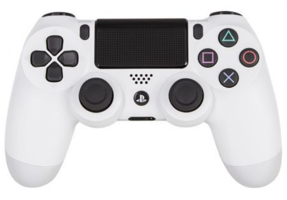 Бездротовий bluetooth джойстик ps4 DOUBLE-motor vibration 4 Wireless Controller для Sony PS4 — DS-2312, Білий