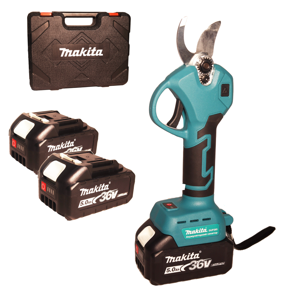 Садові ножиці акумуляторні (секатор) 5.0 Ah 36v Makita DUP265
