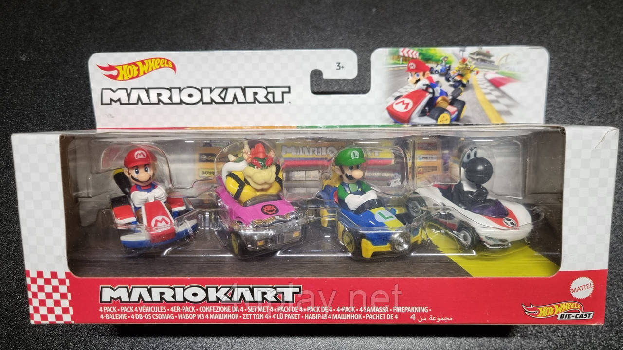 Hot Wheels Mario Kart Characters and Karts. bigl.ua