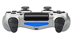 Бездротовий bluetooth джойстик DOUBLE motor vibration 4 для Sony PS4 -DS-2312-Silver, фото 9